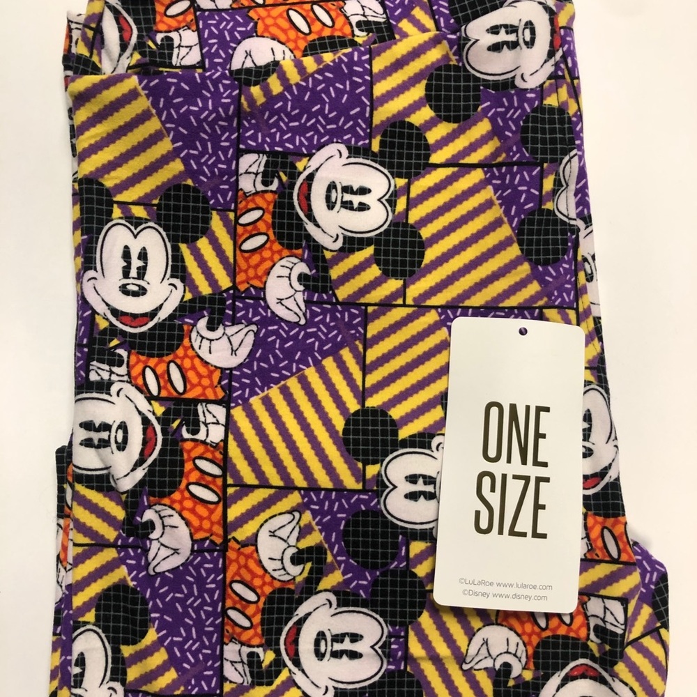 LuLaRoe Disney Mickey Leggings- OS